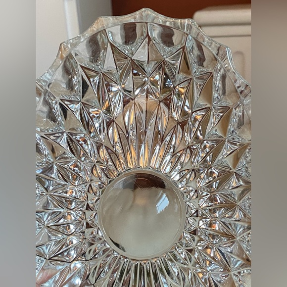 Kitchen Meteor Western Germany 2 Cm Crystal Cut Round Glass Bowl